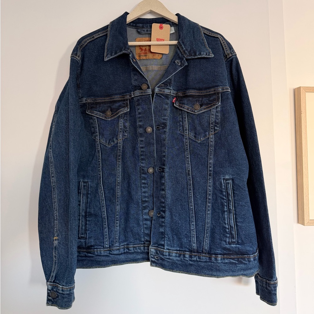 Levi's Men's Dark Blue Denim Jacket